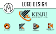 create simple and unique logo with 10 alternative design