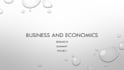 assist in business and economics research project