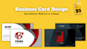 design business card for your business