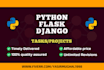 do help in python, flask, django tasks and projects