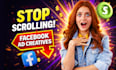 design high converting ecommerce facebook ad creatives