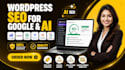 do wordpress on page SEO optimization with rankmath and schema markup for google