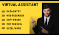 provide efficient data entry and copy paste services