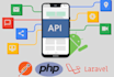 fix, develop rest api in php laravel and codeigniter