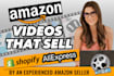 create a video ad for amazon product, aliexpress, dropshipping