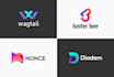 create luxury modern letter logo