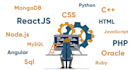 full stack development in php, angular, react,java, python, nodejs, reactnative