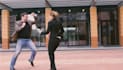 add logo and text funny dancing video promo ads