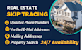 do accurate skip tracing for real estate, skiptrace llc