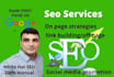 do on page SEO and technical optimization of your sites