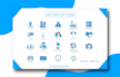 design awesome custom icons set for website and app