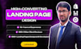 make custom landing pages on unbounce, webflow, clickfunnels