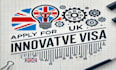 provide expert services to apply for a UK innovator visa