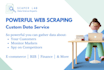 do web scrap, extract data with python, bs4 and selenium