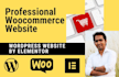 make woocommerce websites by elementor