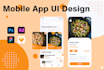 do mobile app design and figma website, corporate identity