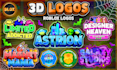 design a premium roblox logo for your roblox game or group
