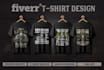 make a custom amazing creative illustrated t shirt design