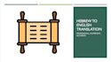 professionally proofread your hebrew translation
