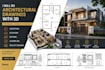 draw 2d,3d house floor plan