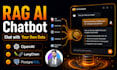 build a custom rag ai chatbot trained on your data using openai and langchain