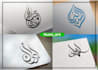 design arabic logo and arabic calligraphy