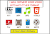 convert your any video into mp4