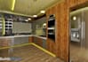 design luxury, modern and impressive kitchen 3d render with full passionate