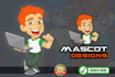 create stunning mascot design and cartoon character