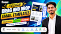 design drag and drop email templates for mailchimp, klaviyo, hubspot