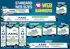 design a professional website banner ads, slider and header