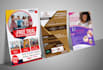 design HQ flyer brochure poster rackcard leaflet ebook