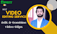 edit your video clips and combine to one with effects