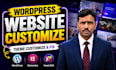 edit wordpress website, customize theme and fix issues