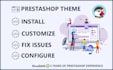 install, configure,  and customize prestashop theme