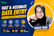do web research, data entry, and copy paste