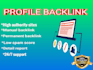 give you high DR profile backlinks