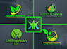 design creative lawn care and landscaping logo