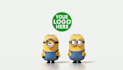 add logo and text funny minion laughing video promo