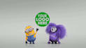 add logo and text funny minion video promo