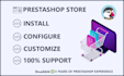 install, configure and customize prestashop store