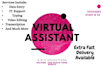 be your top notch virtual assistant