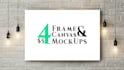 create realistic canvas and frame wall art mockups