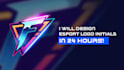 design amazing initials logo for esport, youtube, twitch in 24 hours