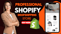 ecommerce shopify website shopify dropshipping store for best sales