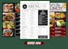 design creative and exceptional food flyer and all kind of food menu