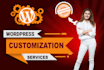 customize, redesign or fix issues on  your wordpress website