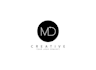 design clever monogram text logo