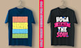 do amazing typography tshirt design
