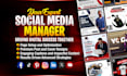 be your social media manager and content creator for growth